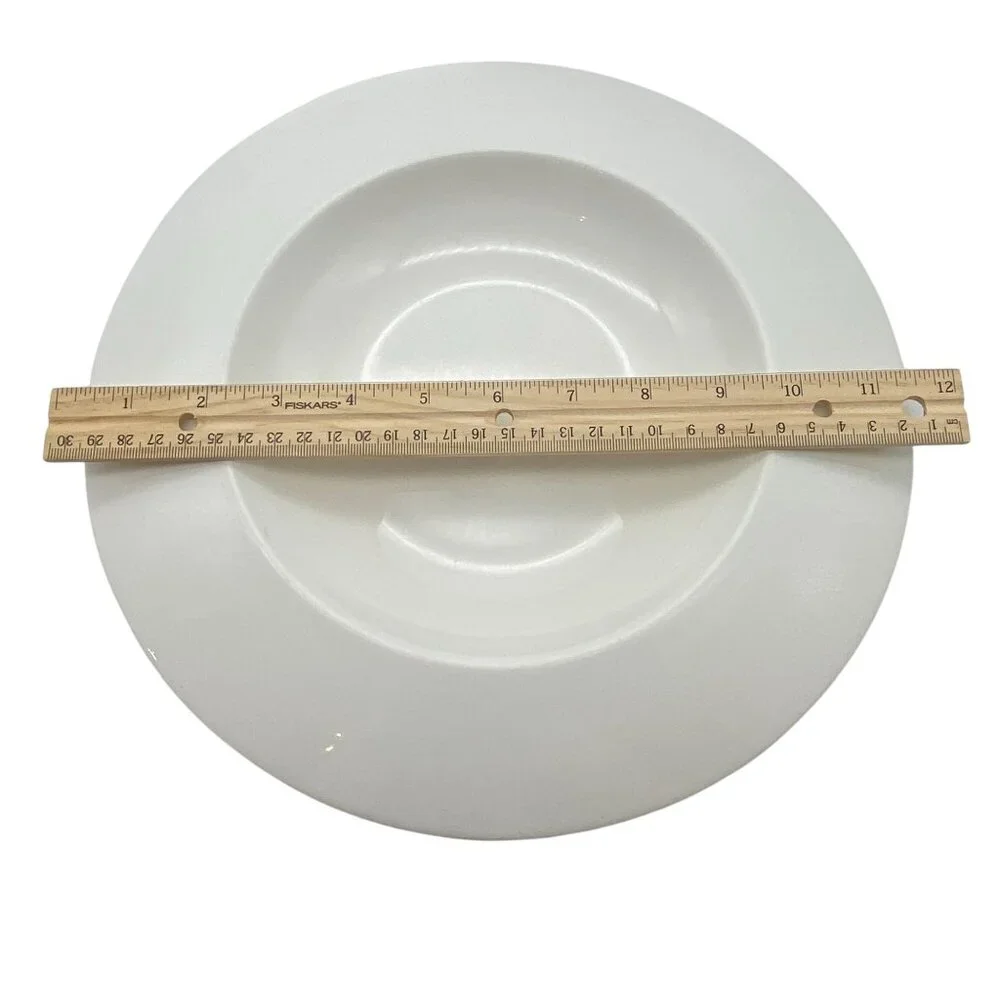 Steelite Distinction Float White wide rim soup pasta Bowl minimalist 19oz‎
